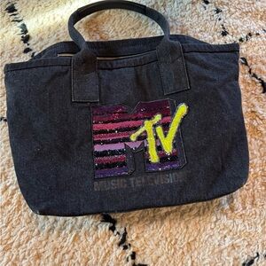 RARE Marc Jacobs x MTV Denim Tote Bag